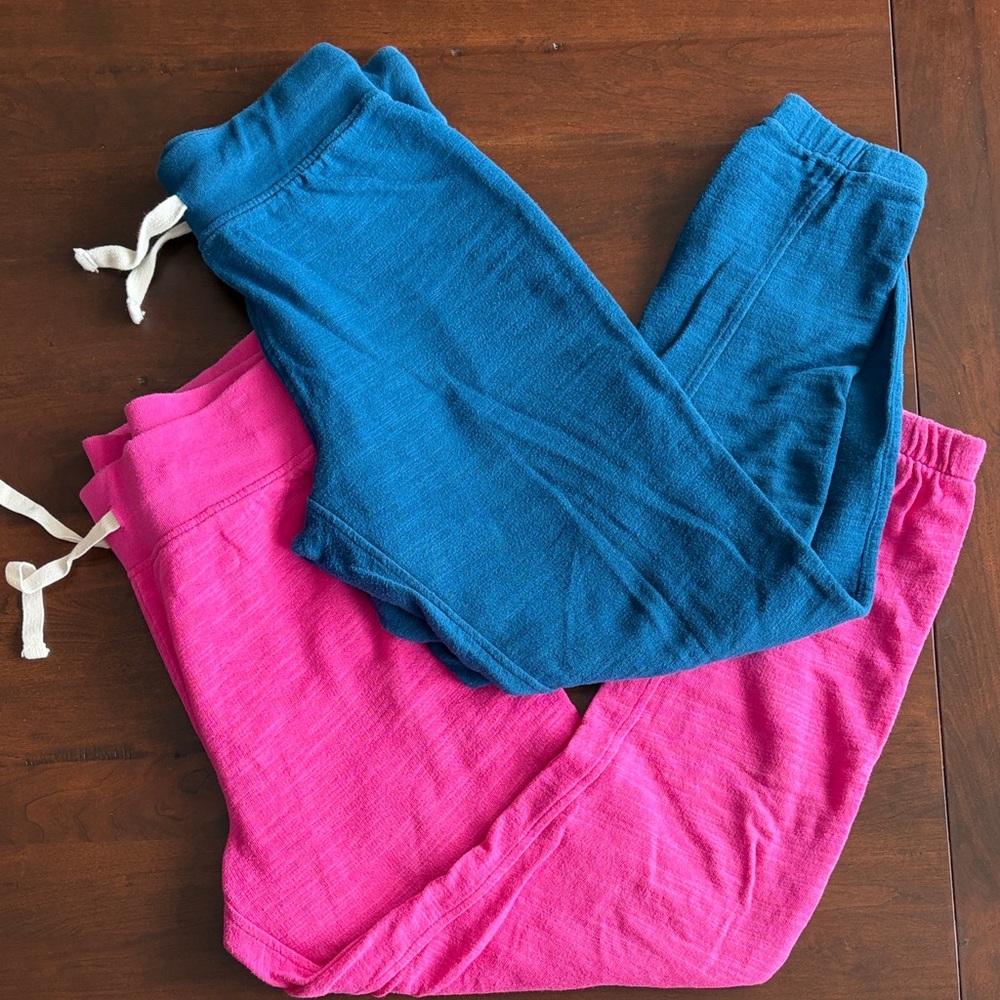 J. Crew 100% cotton Joggers (2 pairs). Size small.